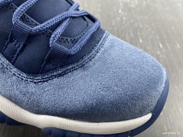 Rep Onekick MIDNIGHT 11 AIR WMNS NAVY AR0715-441 JORDAN VELVET 0806